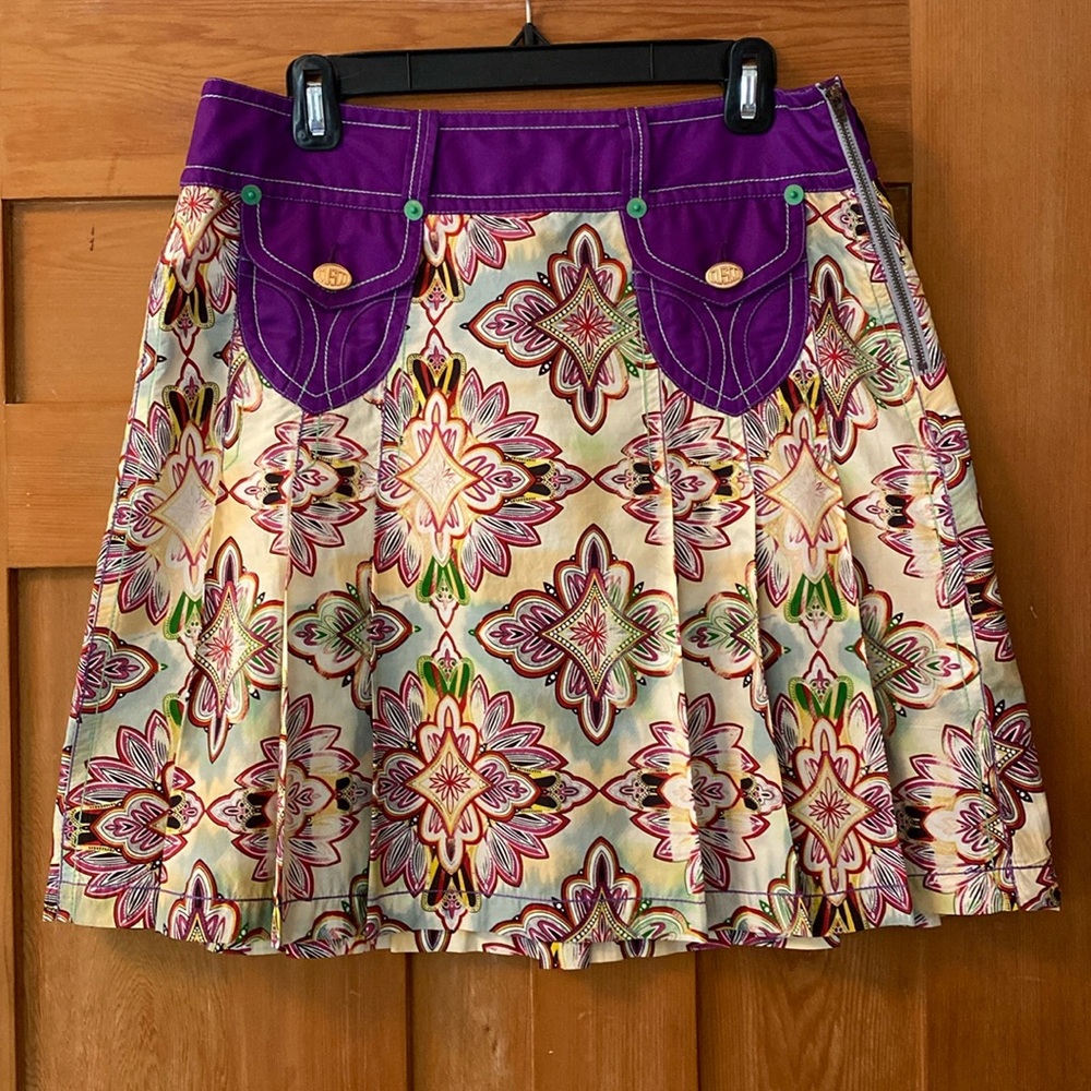 Custo Barcelona Pleated Mini Skirt - Size 40